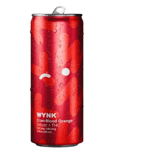 A flavorful can of Wynk cannabis-infused seltzer, available at Budr Cannabis.